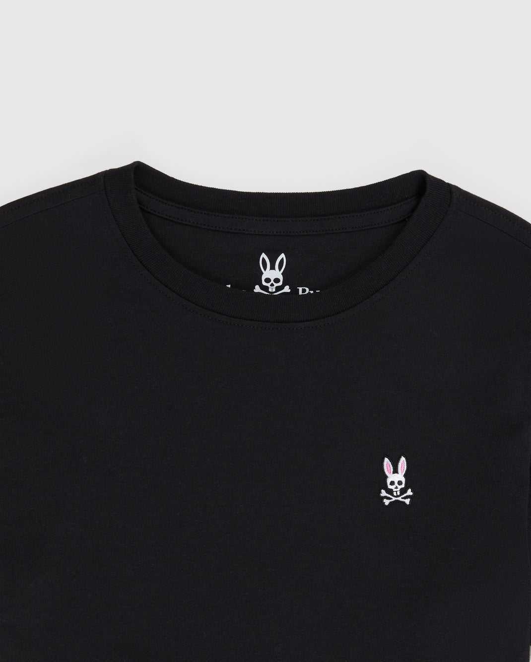 Tees Psycho Bunny Classic Crew Neck Tee Noir Enfant | LDI-03456791